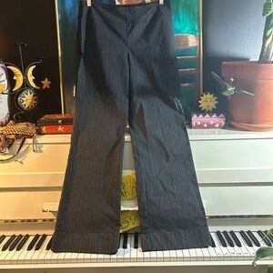 Denver Hayes Gray Pinstripe Sweatpants Size 10